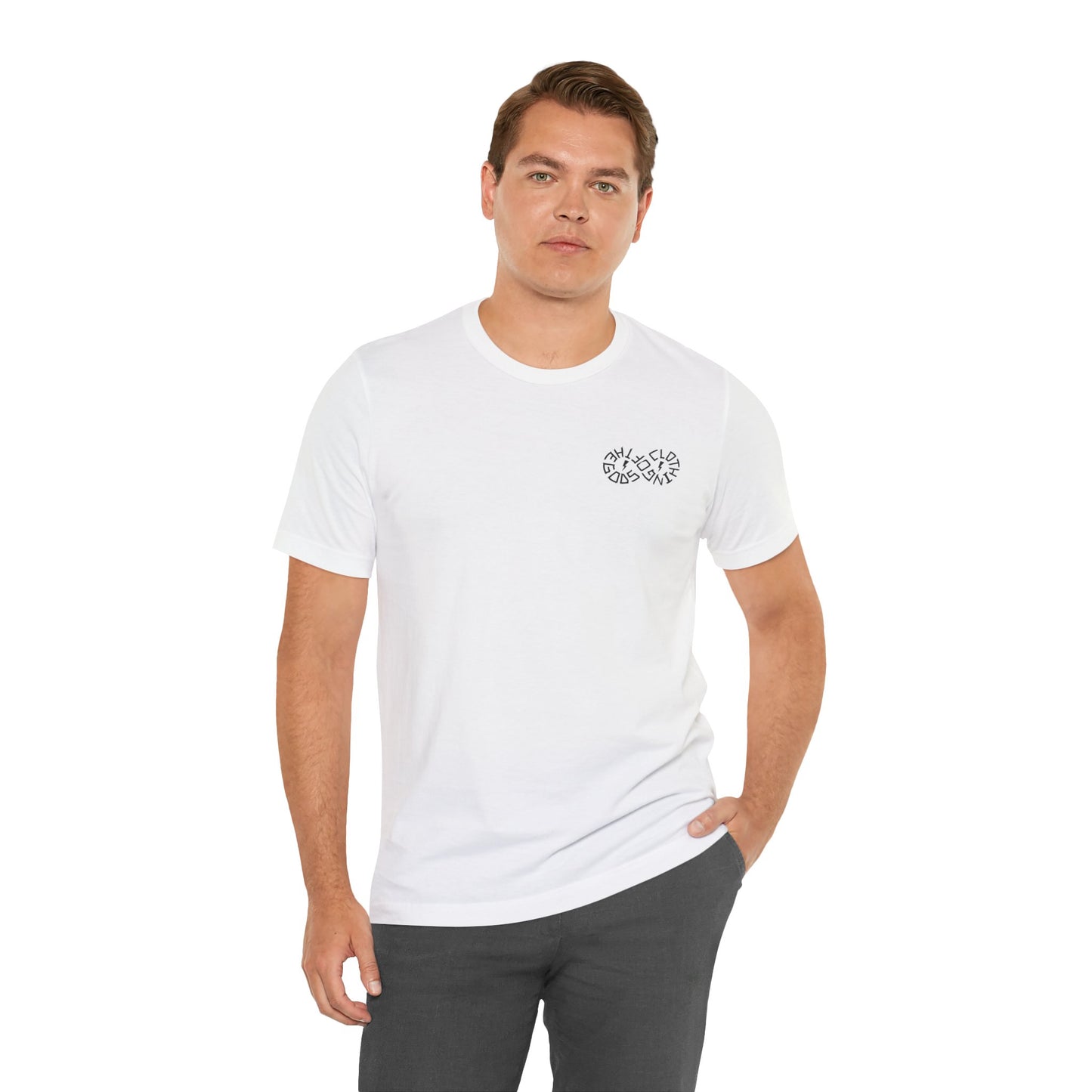 Grand Canyon Rim 2 Rim on back North Kaibab to Bright Angel Unisex Jersey Short Sleeve Tee