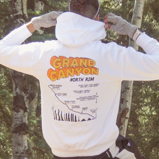 Grand Canyon North Rim Unisex Lightweight Hooded Sweatshirt