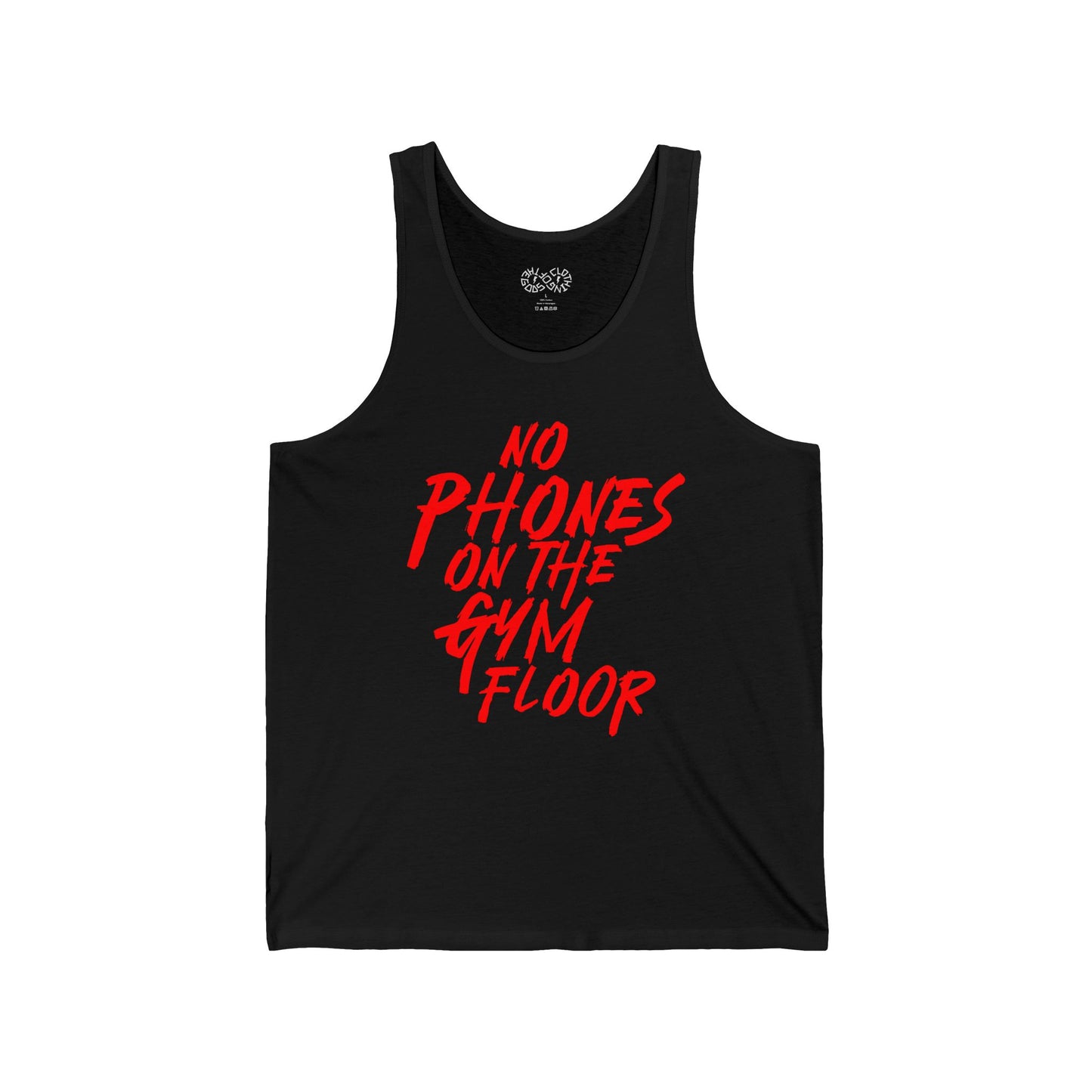 No Phones on the Gym Floor Workout Tank